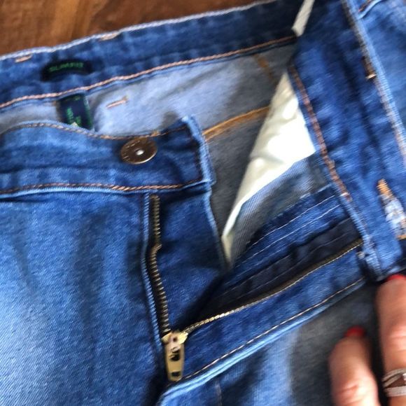 United Colors of Benetton SLIM FIT HIGH-WAISTED JEANS size 32 W - Picture 7 of 11